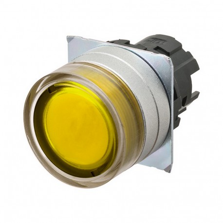 A22NZ-MGM-TYA A2270117D A22NZMGMTYA OMRON Press.22mm, Metal, PROTECTED, MOMENTANEO, Transp.YELLOW, ILLUMINAT..