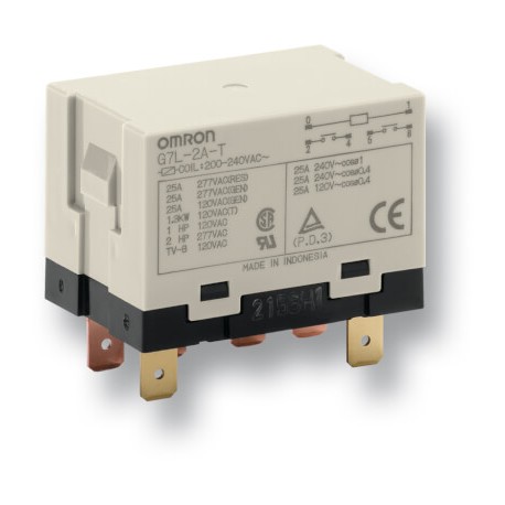 G7L-1A-T 24VDC G7L 5010D 142102 OMRON SPDT-NA 30A Faston E-braçadeira