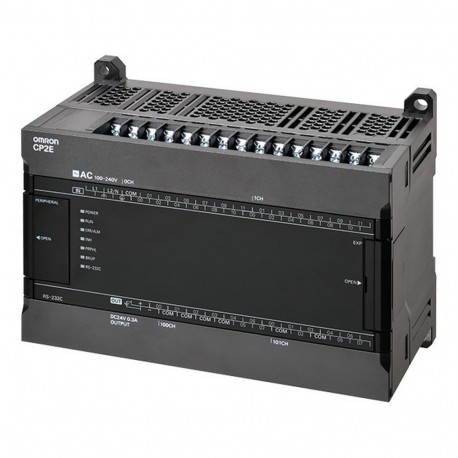 CP2E-E40DR-A CP2W0038A CP2EE40DRA OMRON CP2E-Serie kompakter SPS Essential Typ 24 DI, 16 DO Relais-Ausgang S..