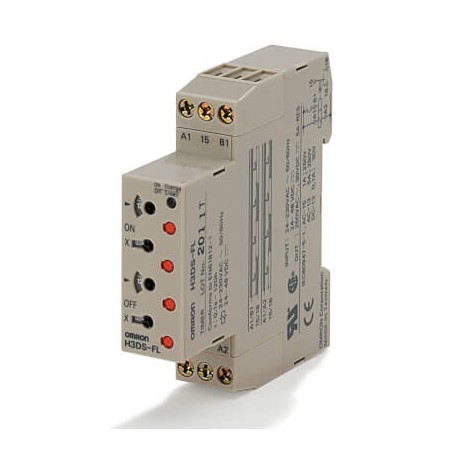 H3DS-FL H3DS8000M 670935 OMRON 17.5mm DIN ON/OFF 6 ranges