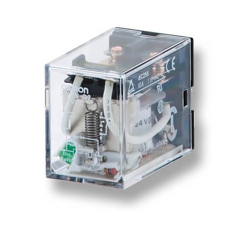 LY2N-D2 24VDC LY2 1852D LY2ND224DC OMRON DPDT 10A enchuf/soldar indicador prueba diodo