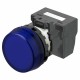 M22N-BC-TAA-AC-P A2265128B 672595 OMRON M22N flush marker indicator, BLUE, BLUE LED 24VAC/DC Push-in+
