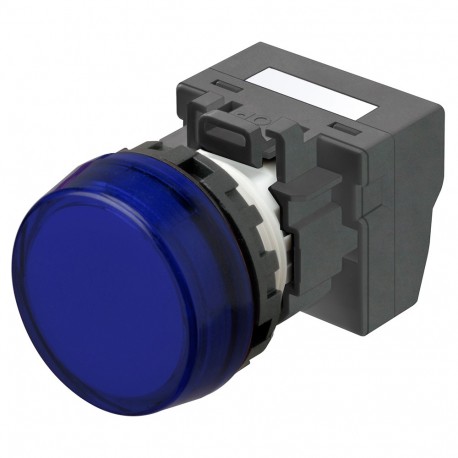 M22N-BC-TAA-AC-P A2265128B M22NBCTAAACP OMRON Indicator M22N flush rotulable, BLUE, LED BLUE 24VAC/DC Push-i..