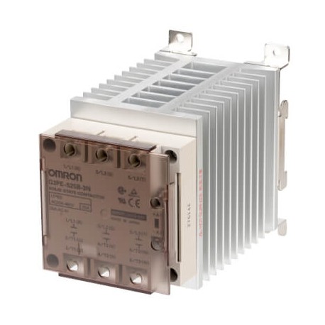 G3PE-225B-3N 12-24VDC G3PE2038B G3PE225B3NDC1224,1 OMRON Solid State relay 25A 100-240vac 3-Phase DIN-Rail W..