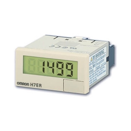 H7ER-NV H7E 8012A 672680 OMRON LCD Tachometer Grey Ent. cc PNP/NPN 4 digits