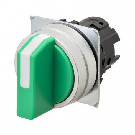 A22NZ-3ML-NGA A2270530G A22NZ3MLNGA OMRON Select.22mm, 3 Posiciones, Metal, RESET AUTO.IZQ, VERDE