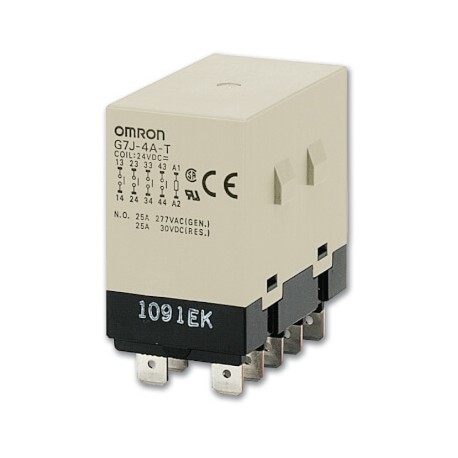G7J-2A2B-P 100/120VAC G7J 1012A G7J2A2BP100120AC OMRON 2NA + 2NC 25A