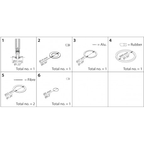 032F2343 DANFOSS REFRIGERATION Kit riparazione, EVRAT / EVRST 10
