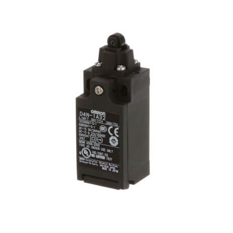 D4N-1A32 D4N 0168F D4N1A32 OMRON Plastica 1NC/1NO Lento Perno rullo perno PG13,5