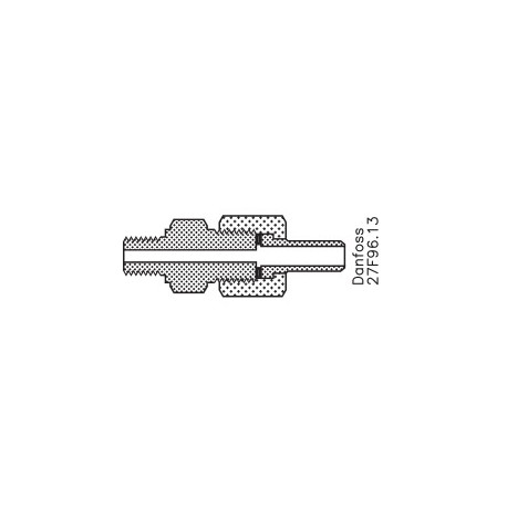 027B2035 DANFOSS REFRIGERATION Pres gauge connector Sold/Weld PM/ICS