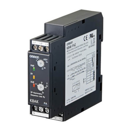 K8AK-PA1 K8AK0022D K8AKPA1 OMRON Tre-fase di Asimmetria+Sequenza+fase di Perdita di 200-240AC