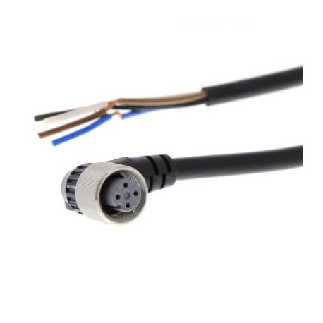 XS2F-E422-G80-E XS2F0443A XS2FE422G80E OMRON Com cabo Mergulhado 4 fios 5m M12 IP69K Resist. Calor