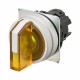 A22NZ-3ML-TYA A2270537D A22NZ3MLTYA OMRON Select.22mm, 3 Position, Lighting, Metal, AUTO RESET.LEFT, YELLOW