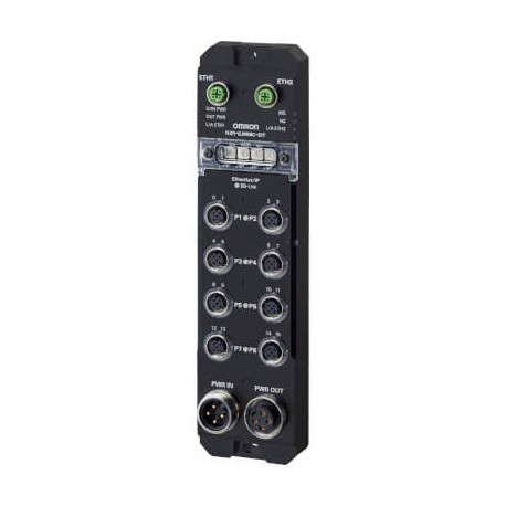 NXR-ILM08C-EIT NXR 0001E NXRILM08CEIT OMRON NXR Series IO-Link Master Unit IP67, 8 ports, EtherNet/IP