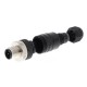 Y92E-MM12PVC4Sconf-L AA018021G Y92EMM12PVC4SCONFL OMRON Sin cable Recto Macho 4 hilos M12