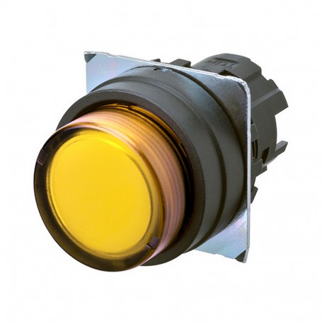 A22NZ-BPM-TYA A2270027E 660239 OMRON Pulsa.22mm, Plastic, PROTRUSION, MOMENTARY, Transp.YELLOW, LIGHTING