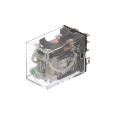 LY4-D 24VDC LY4 1719C LY4D24DC OMRON 4PDT 10A, diode, 24 VDC