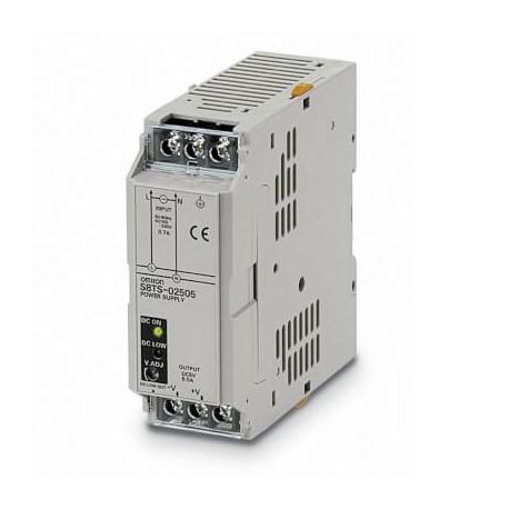 S8TS-02505 S8TS0023M S8TS02505.1 OMRON Alimentation modulaire,25W,100-240VAC entrée,sortie 5V, DIN, Vis