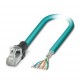 NBC-R4ACS/8,0-94F/OE 1500353 PHOENIX CONTACT Cabo de rede, RJ45/IP20 reto, comprimento do cabo: 8 m, número ..