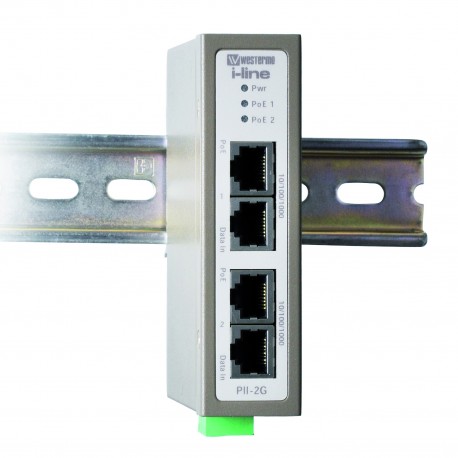 WES PII-2G AA052258D WESPII2G OMRON Industrial 2-Port PoE Injector