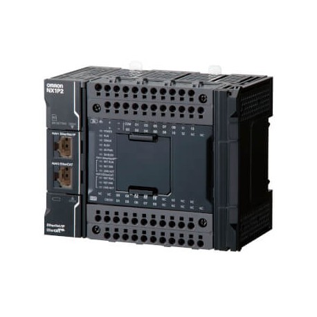 NX1P2-9024DT NX010063G NX1P29024DT OMRON NX1P Machine Controller, 14/10 E/S Transistor (NPN), 4 ejes PTP