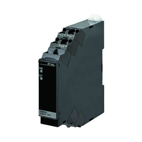K8DT-PH1TN K8DT0042D K8DTPH1TN OMRON Three-phase sequence+Loss phase transistor 200-480 VAC 17.5 mm Push-in+