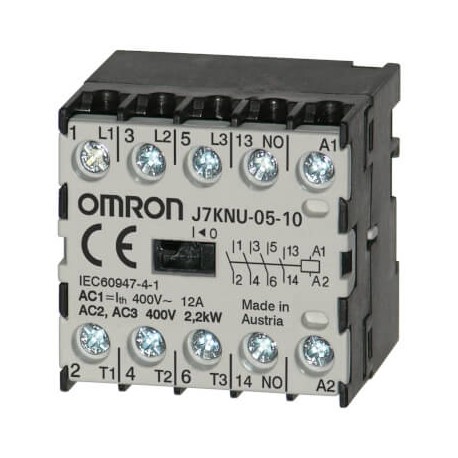 J7KNU-05-10 24 J7KN9795E J7KNU051024 OMRON Micro-schütz, 3-polig (NA) + 1S, 2.2 kW