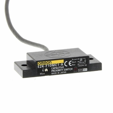 E2K-F10MC1-A 2M E2KF1020H 171939 OMRON Capacitivo Plano cc 3h 10mm NPN NA Cable 2m