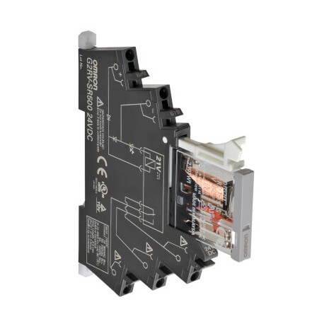 G2RV-SR700 24VDC G2RV8127E G2RVSR700DC24BYOMB OMRON SPDT 6A Relé Borna+Base com Parafusos 24Vcc