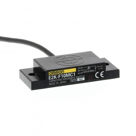 E2K-F10MC2 E2KF1004F 131854 OMRON Câble NC capacitif plat DC 3h 10mm NPN 2m