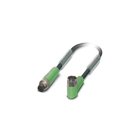 SAC-8P-M 8MS/ 0,3-PUR/M 8FR BK 1583865 PHOENIX CONTACT Sensor/Actuator Cable, 8-Pole, M8 Straight Connector,..