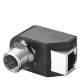 6GK1901-0DM20-2AA5 SIEMENS IE M12 panel feedthrough control cabinet bushing to transition from M12 connectio..