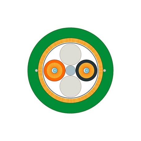 6XV1861-2C SIEMENS PCF Trailing Cable, (200/230) cable para servicios móviles, divisible, sin conector, vent..
