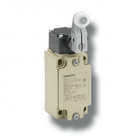 D4B-2A15N D4BN2502A 172192 OMRON Limit switch, stainless steel roller lever, DPDB 2-NC, slow acting, 10 A, G..