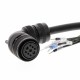 R88A-CAGB020BR-E AA028896D R88ACAGB020BRE OMRON AccuraxG5/Série G,Cabo de potência e freio motor 200V,20m,90..