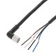 XS3F-M8PVC4A5M XS3F0249A XS3FM8PVC4A5M,1 OMRON M8 PVC com fio Mergulhado 4 fios 5m