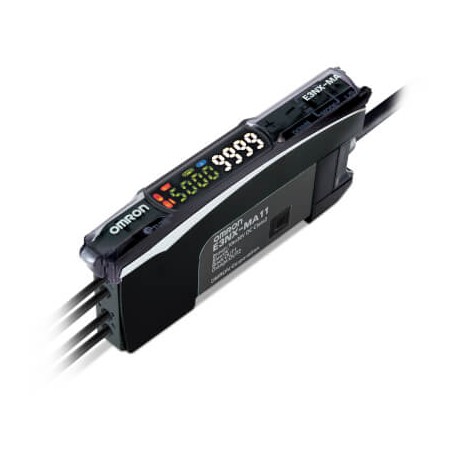 E3NX-MA11 2M E3NX7021B 681533 OMRON Fiber Amplifier, 2 Fiber Inputs, Dual Digital Display, Smart Adjustment,..