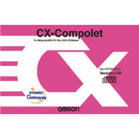 CX-COMPOLET-EV1-XXL AA032228C 342192 OMRON Licence d’entreprise CX-Compolet v1 (CX-Compolet + SGW + FGW)