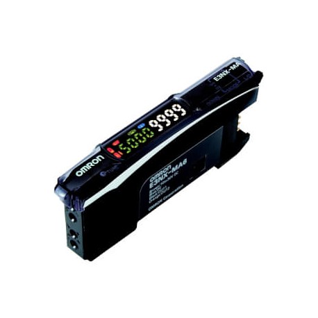 E3NX-MA6 E3NX7025E 681534 OMRON Fiber Amplifier, 2 Fiber Inputs, Dual Digital Display, Smart Adjustment, Mul..