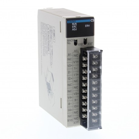 CS1W-DA041 CS1W0089A 135612 OMRON Módulo 4 Saídas Analógicas V/I 1/4000