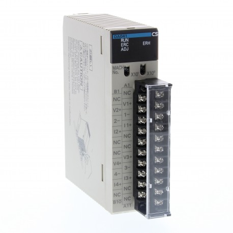 CS1W-DA041 CS1W0089A CS1WDA041 OMRON Module 4 Sorties analogiques, V/I, 1/4000