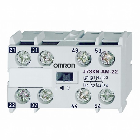 J73KN-AM-22 J73K9006C J73KNAM22 OMRON Ausiliario anteriore (J7KNA-09..12) 2NA+2NC