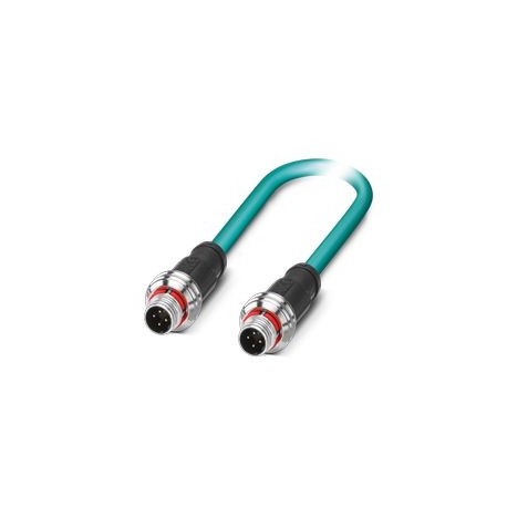 NBC-P12MSD/ 5,0-93E/P12MSD 1476051 PHOENIX CONTACT Network cable, CAT5 Ethernet (100 MBit/s), 4-pole, haloge..
