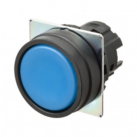 A22NZ-BNM-NAA A2270005D 662116 OMRON Pulsa.22mm, Plastic, flush, MOMENTARY, Opaque BLUE