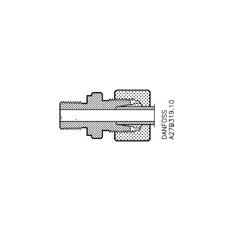 027B2063 DANFOSS REFRIGERATION Connecteur manomètre (PMC)