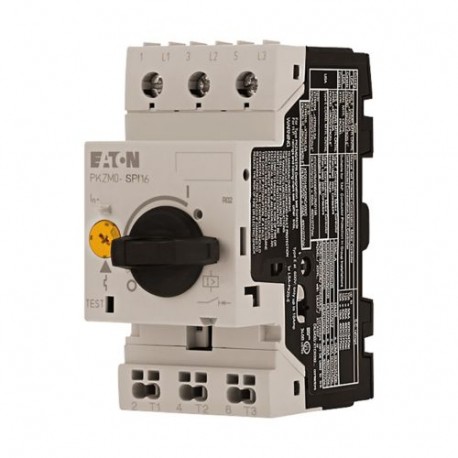 PKZM0-2,5-SPI16 199183 EATON ELECTRIC Interruptor protetor do motor 3 polos Ir 1,6-2,5 A Conexão do parafuso..