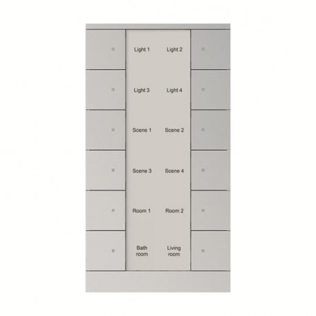 2CKA006330A0080 SB/U12.0.1-83 NIESSEN Pulsador Tenton, 12 canales, AL