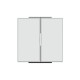 2CLA851100A4101 8511 BB NIESSEN Tecla doble interruptor-conmutador BB