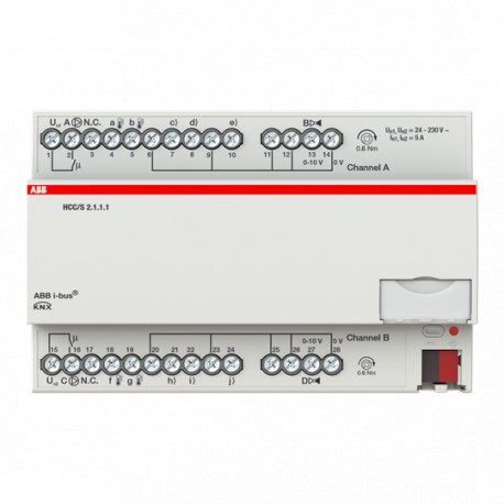 2CDG110218R0011 HCC/S 2.1.1.1 NIESSEN Controlador circ. calor/frío,0-10V,2 can