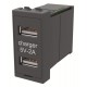 2CLA208520T1801 T2085.2 AN NIESSEN Double Chargeur USBC 1M W